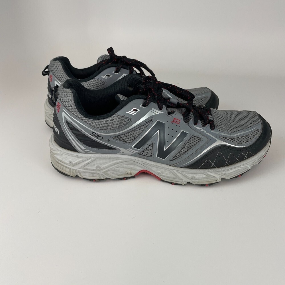 New Balance Men's 510v3 Grey Trail Running Shoe - Size 12 - Picture 2 of 7